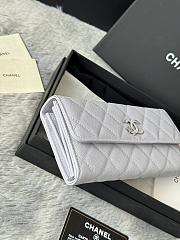 Chanel 25B Star Diamond Wallet Light purple - 19x10.5x3cm - 6