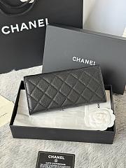 Chanel 25B Star Diamond Wallet Black - 19x10.5x3cm - 4