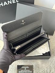 Chanel 25B Star Diamond Wallet Black - 19x10.5x3cm - 2