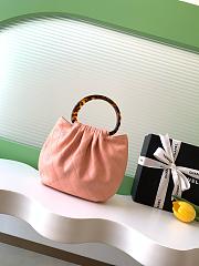 Chanel 26C Pink Mini Hobo Bag - 24x18x12cm - 3