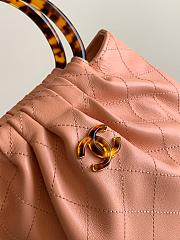 Chanel 26C Pink Mini Hobo Bag - 24x18x12cm - 2