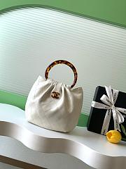 Chanel 26C White Mini Hobo Bag - 24x18x12cm - 1
