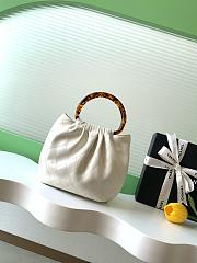 Chanel 26C White Mini Hobo Bag - 24x18x12cm - 2
