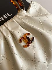 Chanel 26C White Mini Hobo Bag - 24x18x12cm - 6