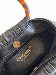 Chanel 26C Black Mini Hobo Bag - 24x18x12cm - 6