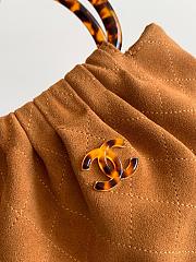 Chanel 26C Brown Suede Mini Hobo Bag - 24x18x12cm - 6