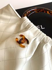 Chanel 26C White Large Hobo Bag - 32x26x14cm - 2