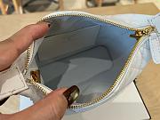 Chanel 25C hobo bag in white calfskin leather - 21.5x19x6cm - 5