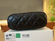 Chanel 25C hobo bag in black calfskin leather - 21.5x19x6cm - 4