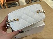 Chanel Vanity with CC Chain White Caviar - 16x8x10cm - 3
