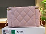 Chanel Vanity with CC Chain Pink Caviar - 16x8x10cm - 5