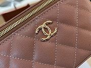 Chanel Vanity with CC Chain Brown Caviar - 16x8x10cm - 4