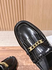 Celine Margaret loafer with a Triomphe chain in polished bull leather - 3