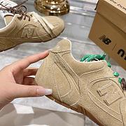 Miumiu & New Balance 530 SL Ecru suede sneakers - 6