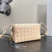 Bottega Veneta Mini Loop camera bag in Almond - 17x10x6cm - 4