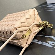 Bottega Veneta Mini Loop camera bag in Almond - 17x10x6cm - 2