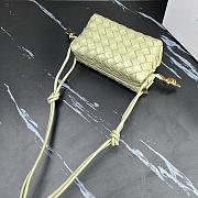 Bottega Veneta Mini Loop camera bag in Travertine - 17x10x6cm - 4