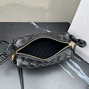 Bottega Veneta Mini Loop camera bag in Black - 17x10x6cm - 6