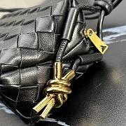 Bottega Veneta Mini Loop camera bag in Black - 17x10x6cm - 4