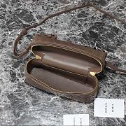 Bottega Veneta Bang Bang mini intrecciato leather vanity case in brown - 22x12.5x5cm - 3