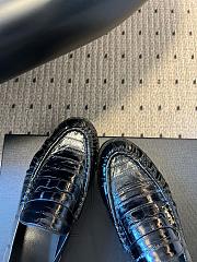 YSL Le Loafer penny loafers in black eel leather - 5