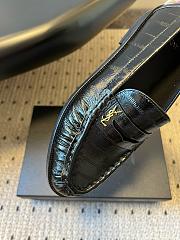 YSL Le Loafer penny loafers in black eel leather - 6