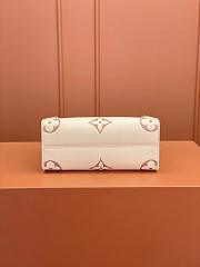 Louis Vuitton Monogram Empreinte Two-Tone On-the-Go PM Handbag-25cmx19cmx11.5cm - 2