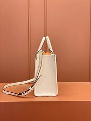 Louis Vuitton Monogram Empreinte Two-Tone On-the-Go PM Handbag-25cmx19cmx11.5cm - 4