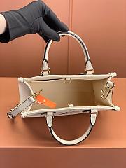 Louis Vuitton Monogram Empreinte Two-Tone On-the-Go PM Handbag-25cmx19cmx11.5cm - 6