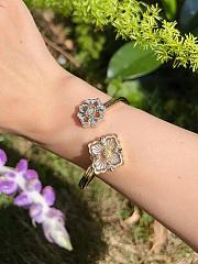 OPERA TULLE yellow and white gold bracelet set with mother of pearl - 4