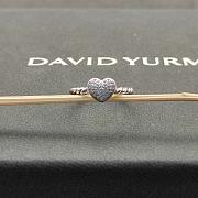 David Yurman Petite Pave Heart Stack Ring with Diamonds - 5
