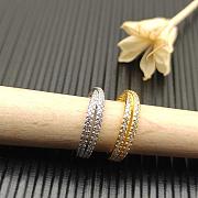 DY CROSSOVER® BAND RING Platinum with Diamonds, 5.2mm - 6