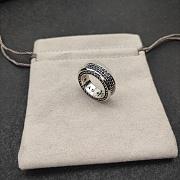 David Yurman Sterling Silver Streamline Two Row Band Diamond Ring (6.5mm) - 5