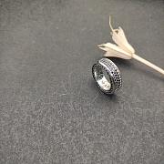 David Yurman Sterling Silver Streamline Two Row Band Diamond Ring (6.5mm) - 2
