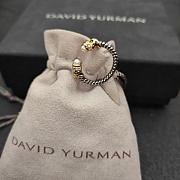 David Yurman Double Pearl Mixed-Metal Cable Ring - 6