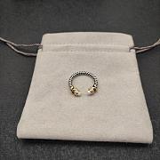 David Yurman Double Pearl Mixed-Metal Cable Ring - 3