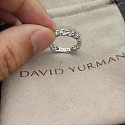 David Yurman Sterling Silver Belmont Curb Link Band Ring (5mm) - 5