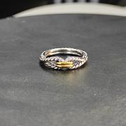 David Yurman 18K Gold and Sterling Silver Cable Loop Ring (7 mm) - 5