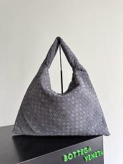 Bottega Veneta Large Hop Shoulder Bag Grey 53x24x13cm - 1