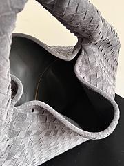 Bottega Veneta Large Hop Shoulder Bag Grey 53x24x13cm - 3