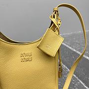 Miu Miu Small Leather Bucket Bag 16x22x8 - 5