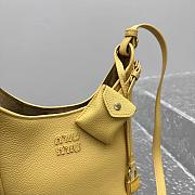 Miu Miu Small Leather Bucket Bag 16x22x8 - 2