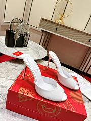 Christian Louboutin Bridal Me Dolly Patent Leather Mules with 10cm Heels - 3