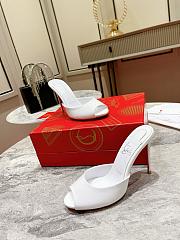 Christian Louboutin Bridal Me Dolly Patent Leather Mules with 10cm Heels - 6