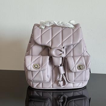 Coach Tabby Backpack With Pillow Quilting 21x10x20cm 03