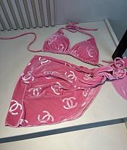 Chanel Corduroy Classic Bikini - 5