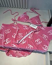 Chanel Corduroy Classic Bikini - 6