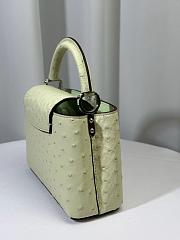 Louis Vuitton Ostrich Capucines Mini Vert Celadon 21cm - 6
