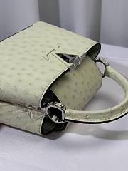 Louis Vuitton Ostrich Capucines Mini Vert Celadon 21cm - 2