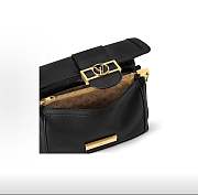 Louis Vuitton Dauphine Soft Bag (Black) 24x17x9cm - 2